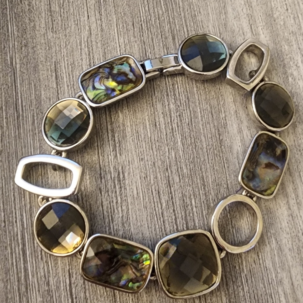 Lia‎ Sophia Silver Tone Bracelet, 7"